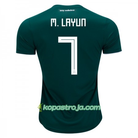Billiga Fotbollströjor Mexiko M.Layun 7 VM 2018 Hemma tröja